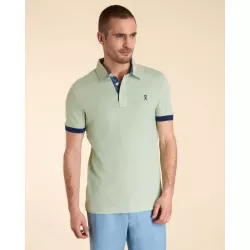 Polo à Détails Imprimé