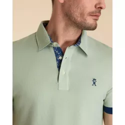 Polo à Détails Imprimé