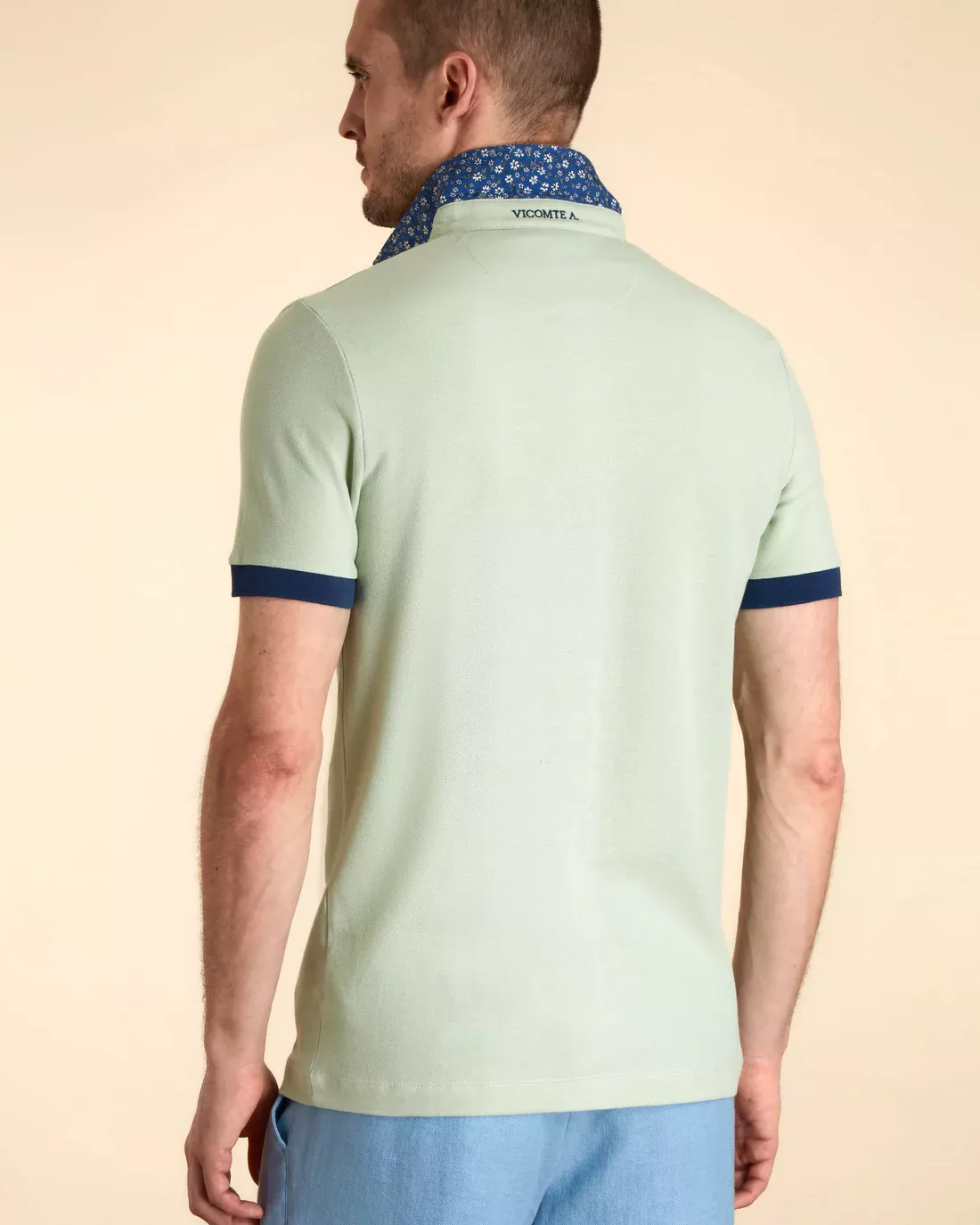 Polo à Détails Imprimé