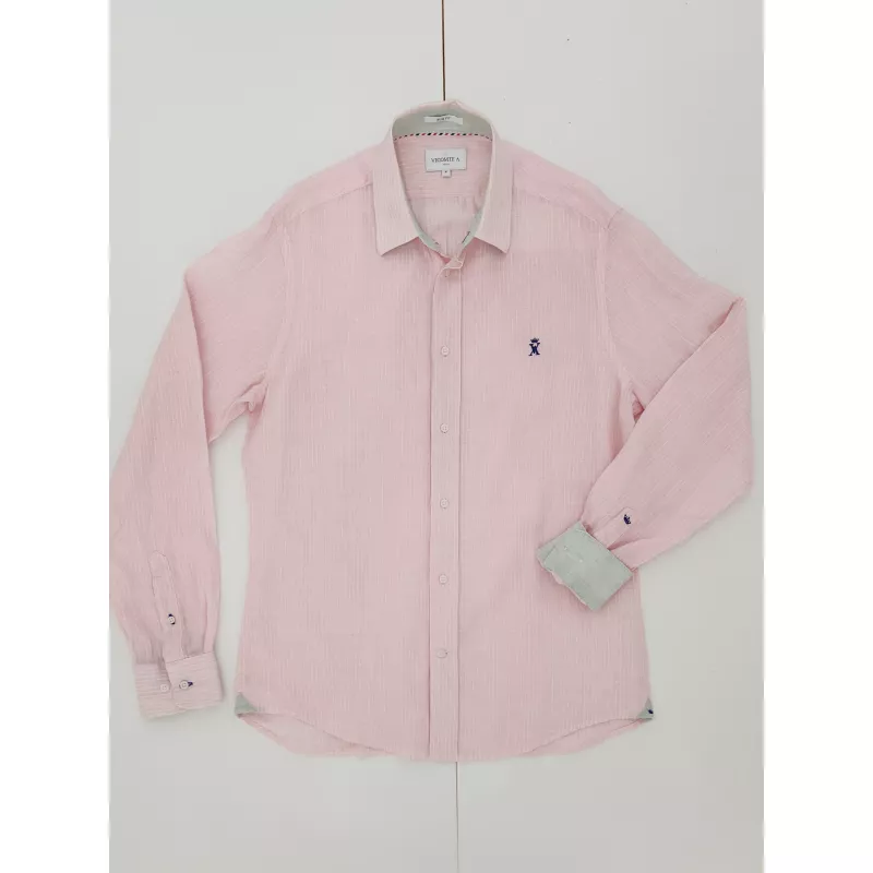 CHEMISE EN LIN À RAYURES