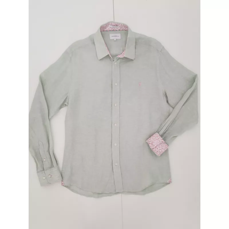CHEMISE EN LIN À RAYURES