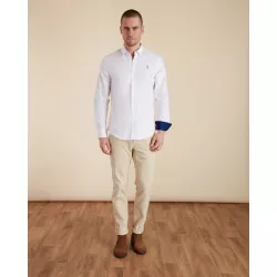 CHEMISE OXFORD AVEC COUDIERES