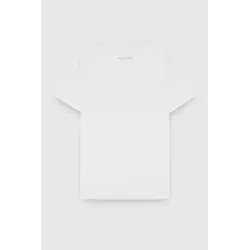 T-shirt col V coupé bord franc