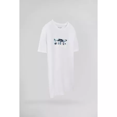 T-shirt T-EZIO 2 MC BLANC/FLORAL