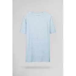 T-shirt T-NARK CHINE MC PASTEL BLUE CHINE