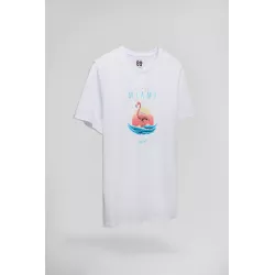 T-shirt T-MIAMI MC BLANC