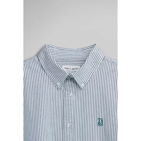 Chemise C-STANLEY ML DARK EMERALD