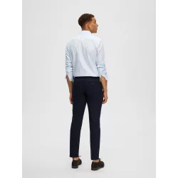 TISSÉ EN LAINE MÉLANGÉE PANTALON