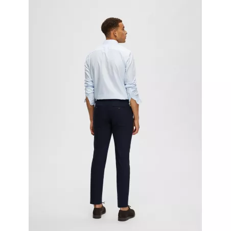 TISSÉ EN LAINE MÉLANGÉE PANTALON