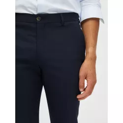 TISSÉ EN LAINE MÉLANGÉE PANTALON