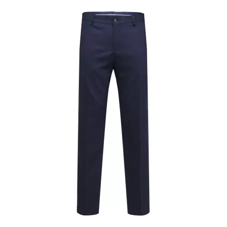 TISSÉ EN LAINE MÉLANGÉE PANTALON