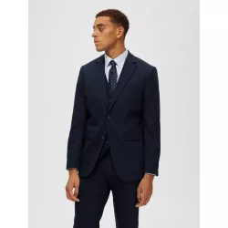 BLAZER TISSÉ EN LAINE MÉLANGÉE