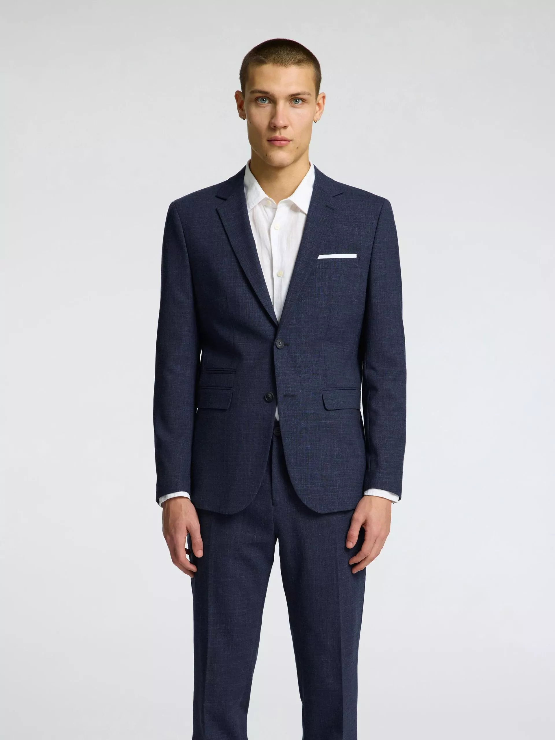 COUPE SLIM BLAZER À SIMPLE BOUTONNAGE