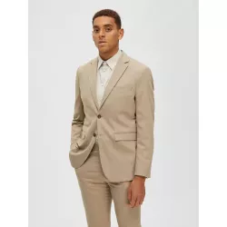 BLAZER TISSÉ EN LAINE MÉLANGÉE