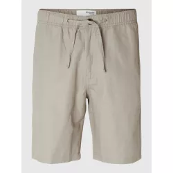 COUPE CLASSIQUE EN LIN MÉLANGÉ SHORT