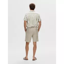 COUPE CLASSIQUE EN LIN MÉLANGÉ SHORT