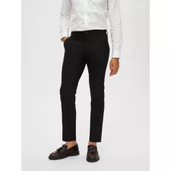 TISSÉ EN LAINE MÉLANGÉE PANTALON