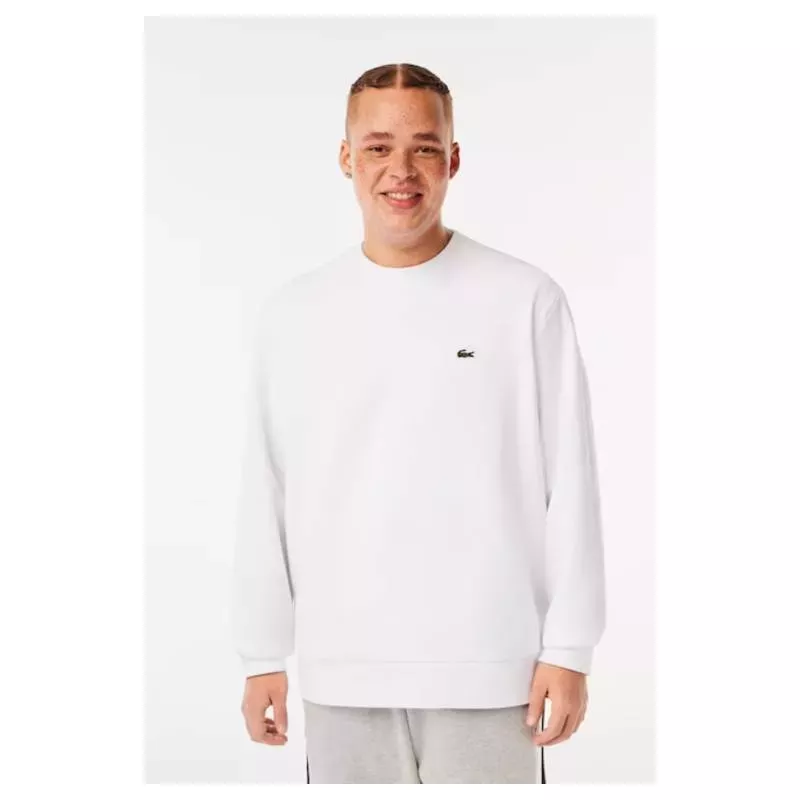 SWEATSHIRT JOGGER HOMME LACOSTE EN MOLLETON GRATTÉ DE COTON BIOLOGIQUE