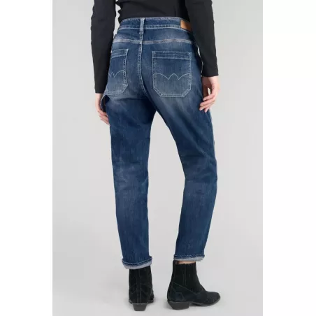 Jeans 400/60 girlfriend Union taille haute destroy bleu N°3