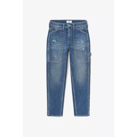Jeans 400/60 girlfriend Union taille haute destroy bleu N°3