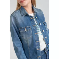 Veste en jeans bleu Lilly
