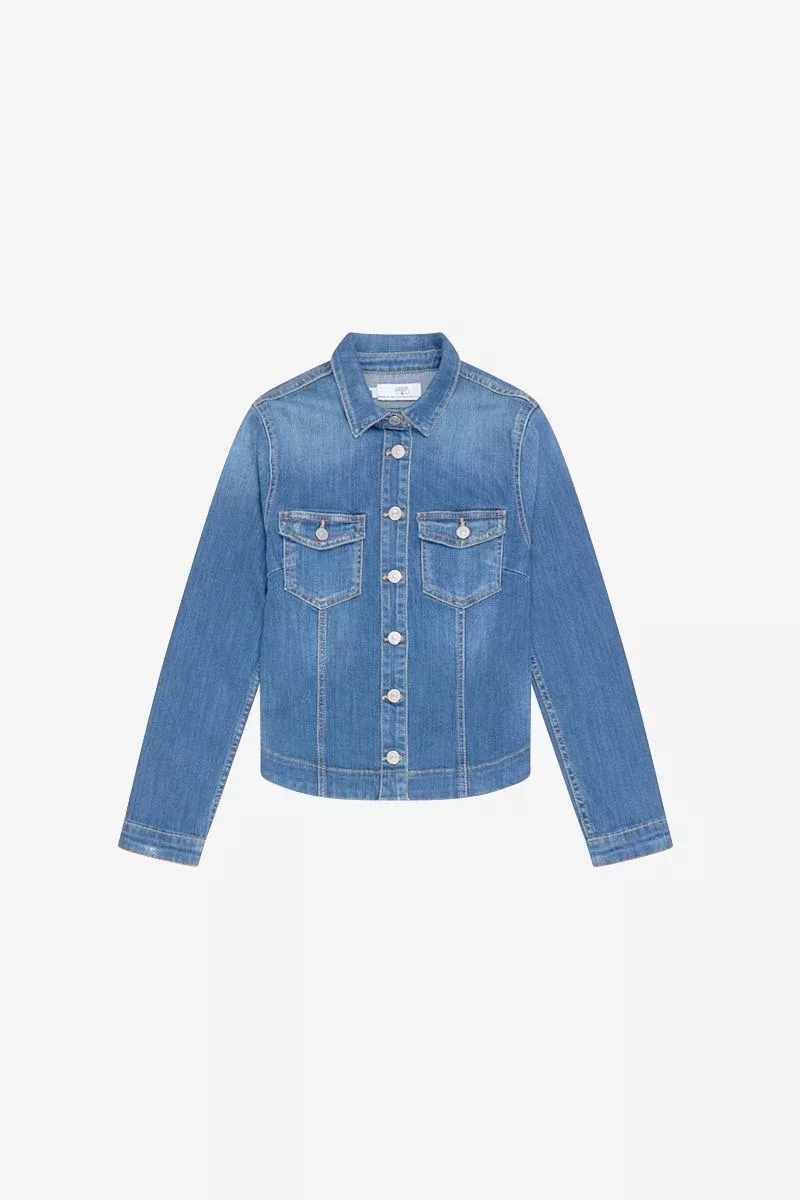 Veste en jeans bleu Lilly