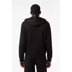 SWEATSHIRT JOGGER ZIPPÉ HOMME EN MOLLETON LACOSTE AVEC POCHE KANGOUROU