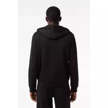 SWEATSHIRT JOGGER ZIPPÉ HOMME EN MOLLETON LACOSTE AVEC POCHE KANGOUROU