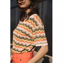 T-shirt crochet Pelona Wavy