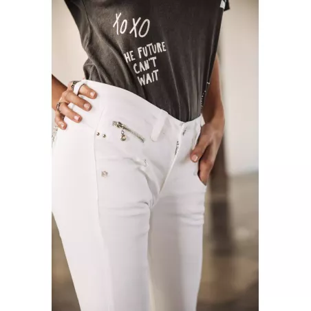 Alexa High Waist Cropped Jeans Skinny