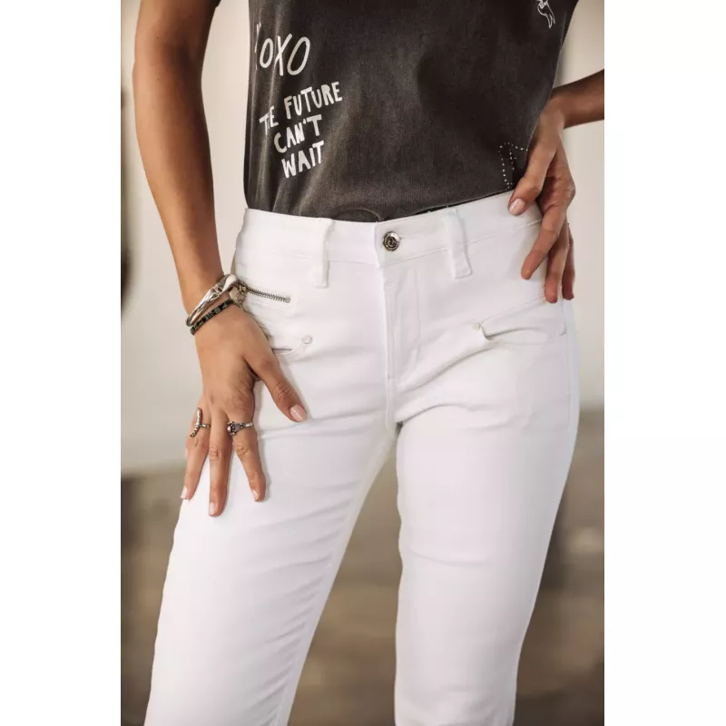 Alexa High Waist Cropped Jeans Skinny
