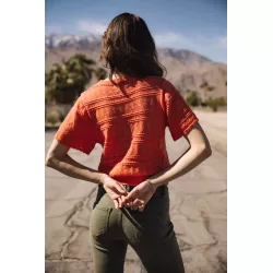 Cardigan en maille ajourée Pradda