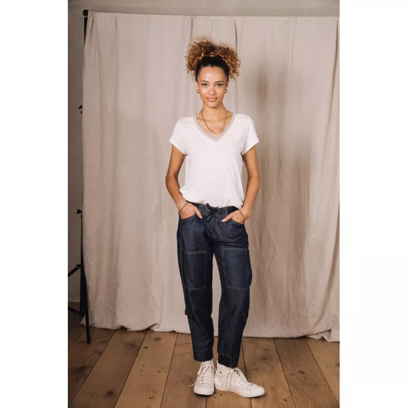 Celine Denim Pantalon Cargo
