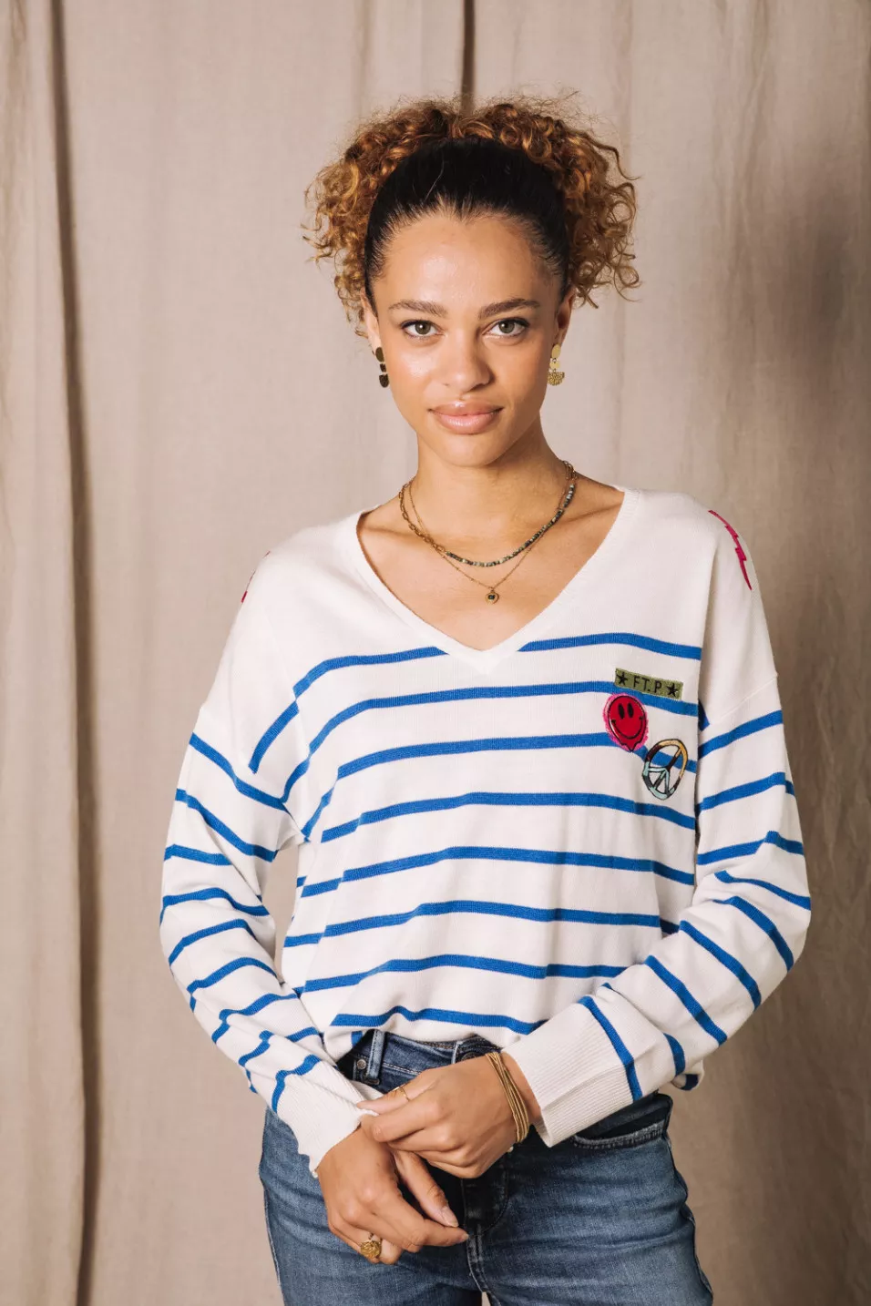 Isabel Stripes Pull marinière