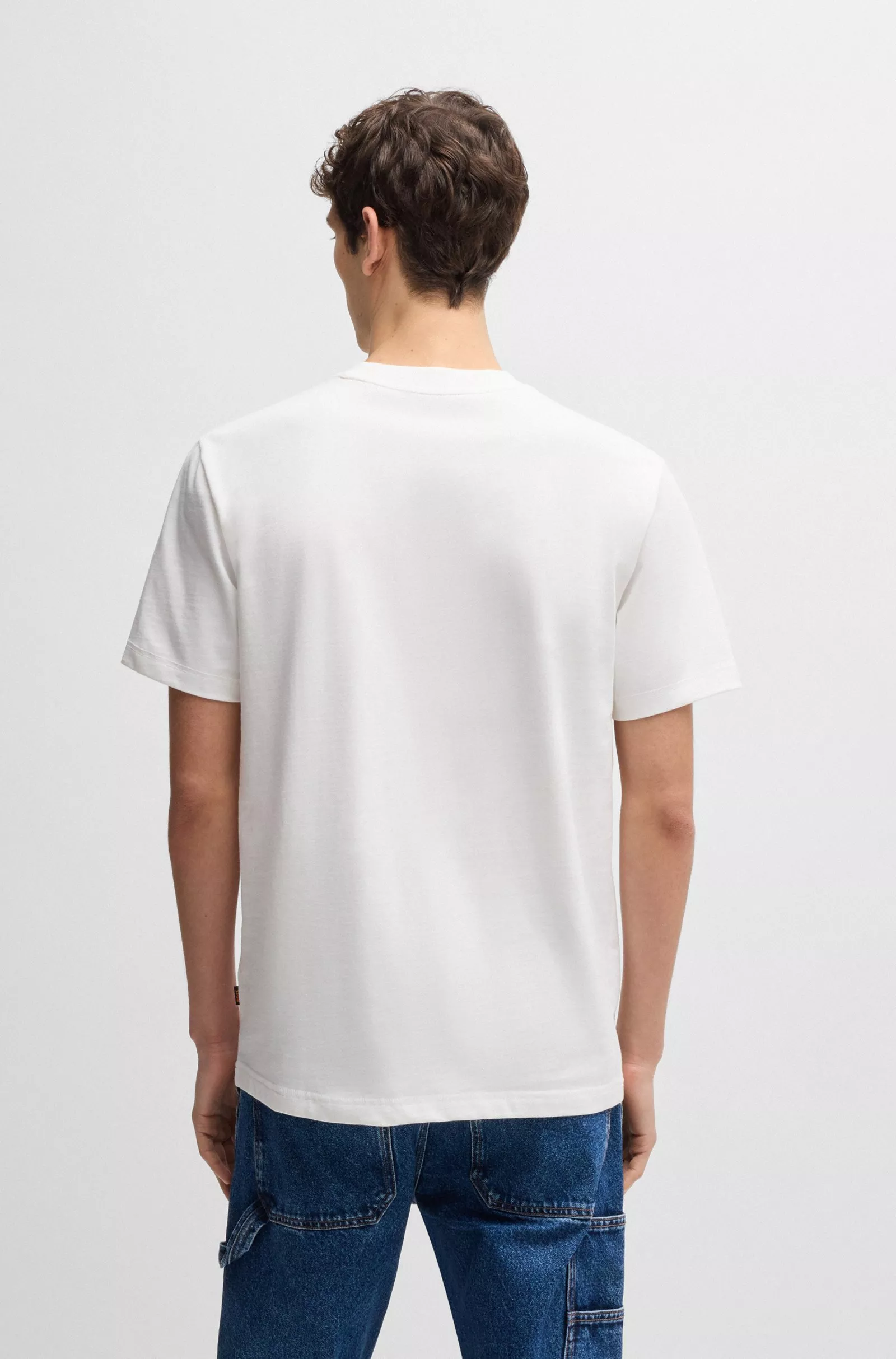 T-shirt en jersey de coton avec logo artistique