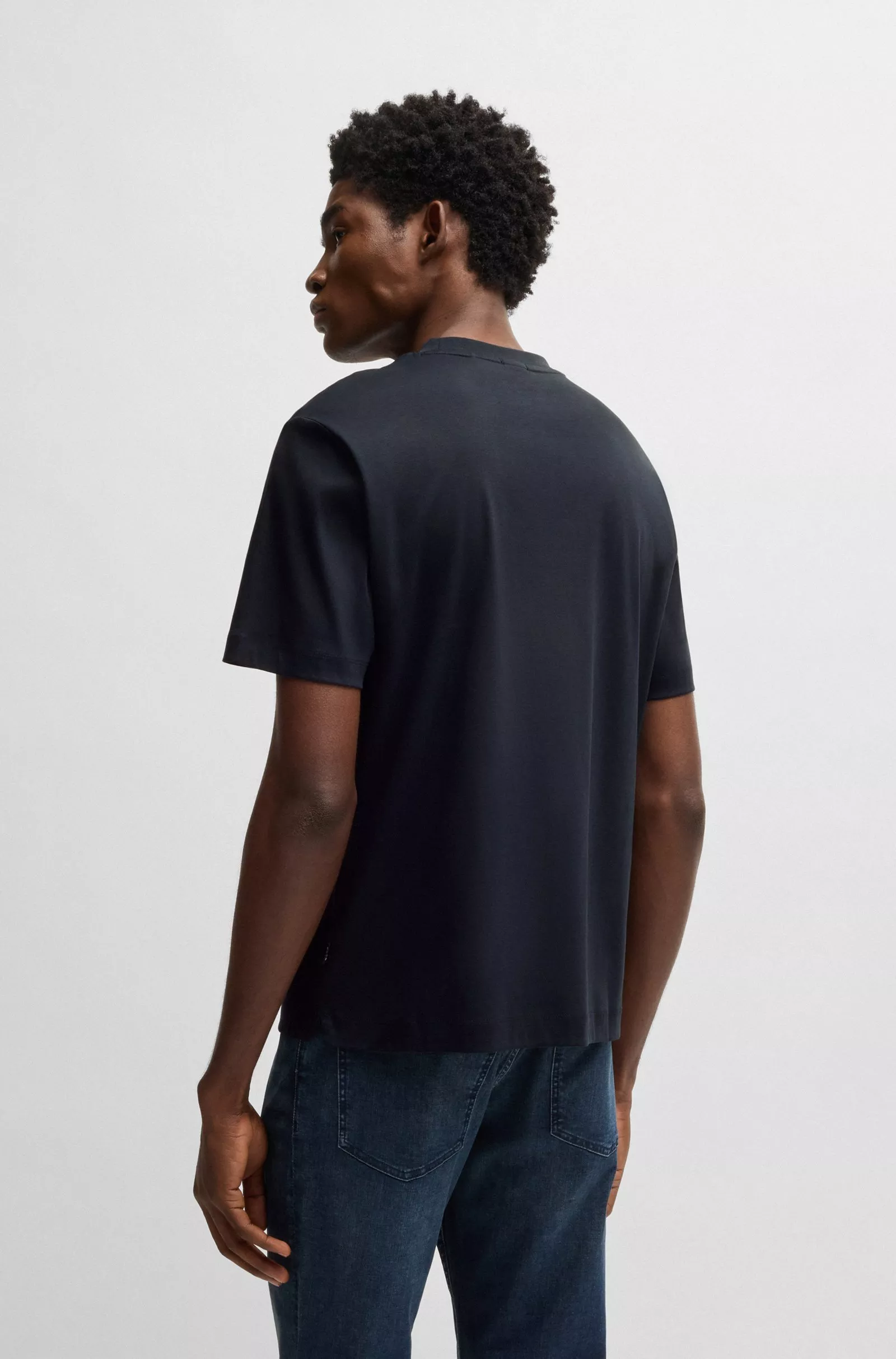 T-shirt Regular en coton avec monogramme Double B