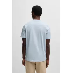 T-shirt en jersey de coton avec logo imprimé en gomme