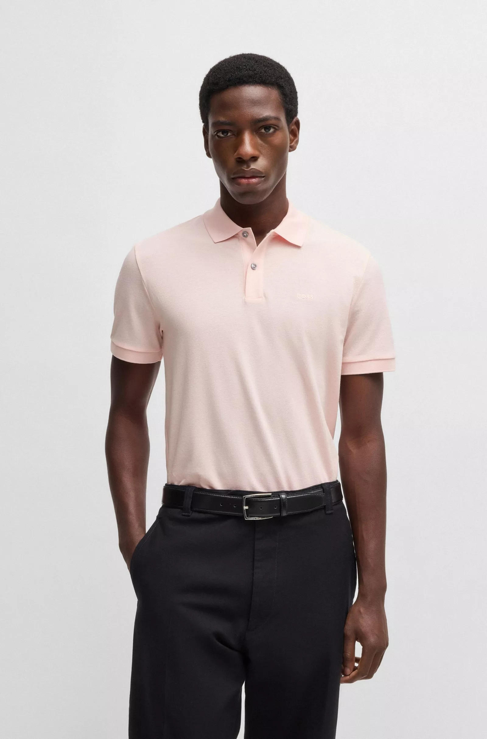 Pallas Polo Regular en coton avec logo brodé