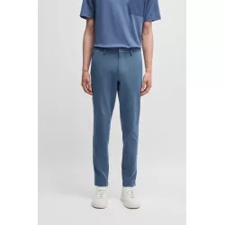 Pantalon Slim en coton stretch mélangé