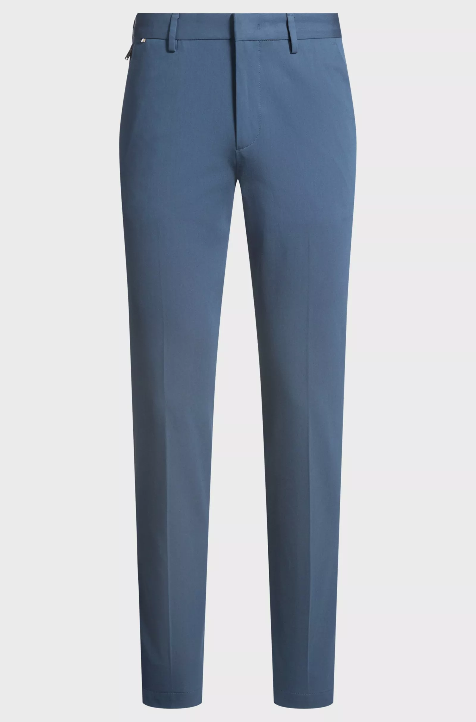 Pantalon Slim en coton stretch mélangé