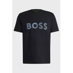 T-shirt en jersey de coton avec grand logo