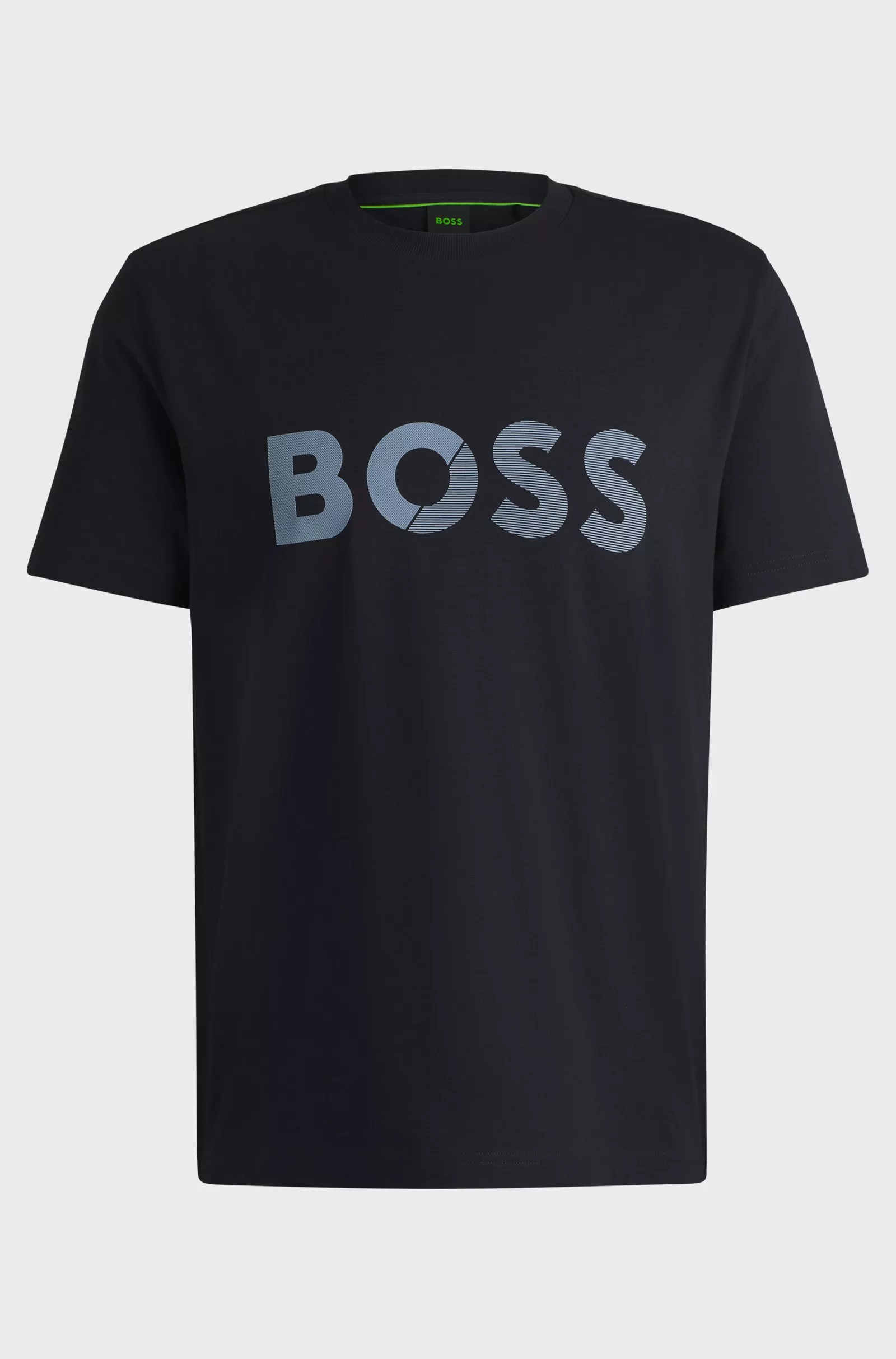 T-shirt en jersey de coton avec grand logo