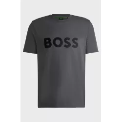 T-shirt en jersey de coton avec grand logo