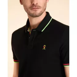 Polo à Détails Fluo