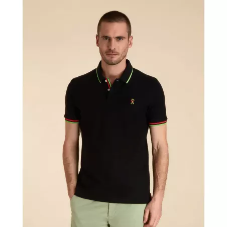 Polo à Détails Fluo