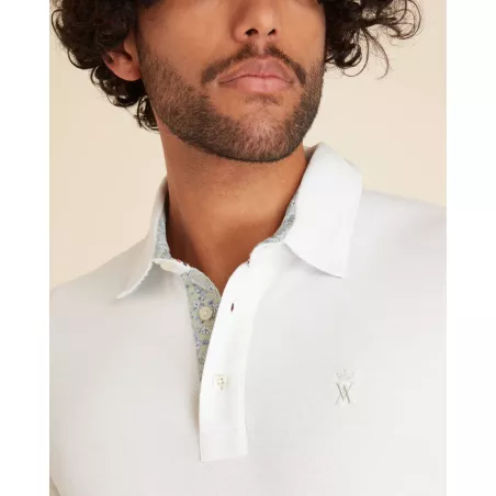 Polo à Détails Imprimé