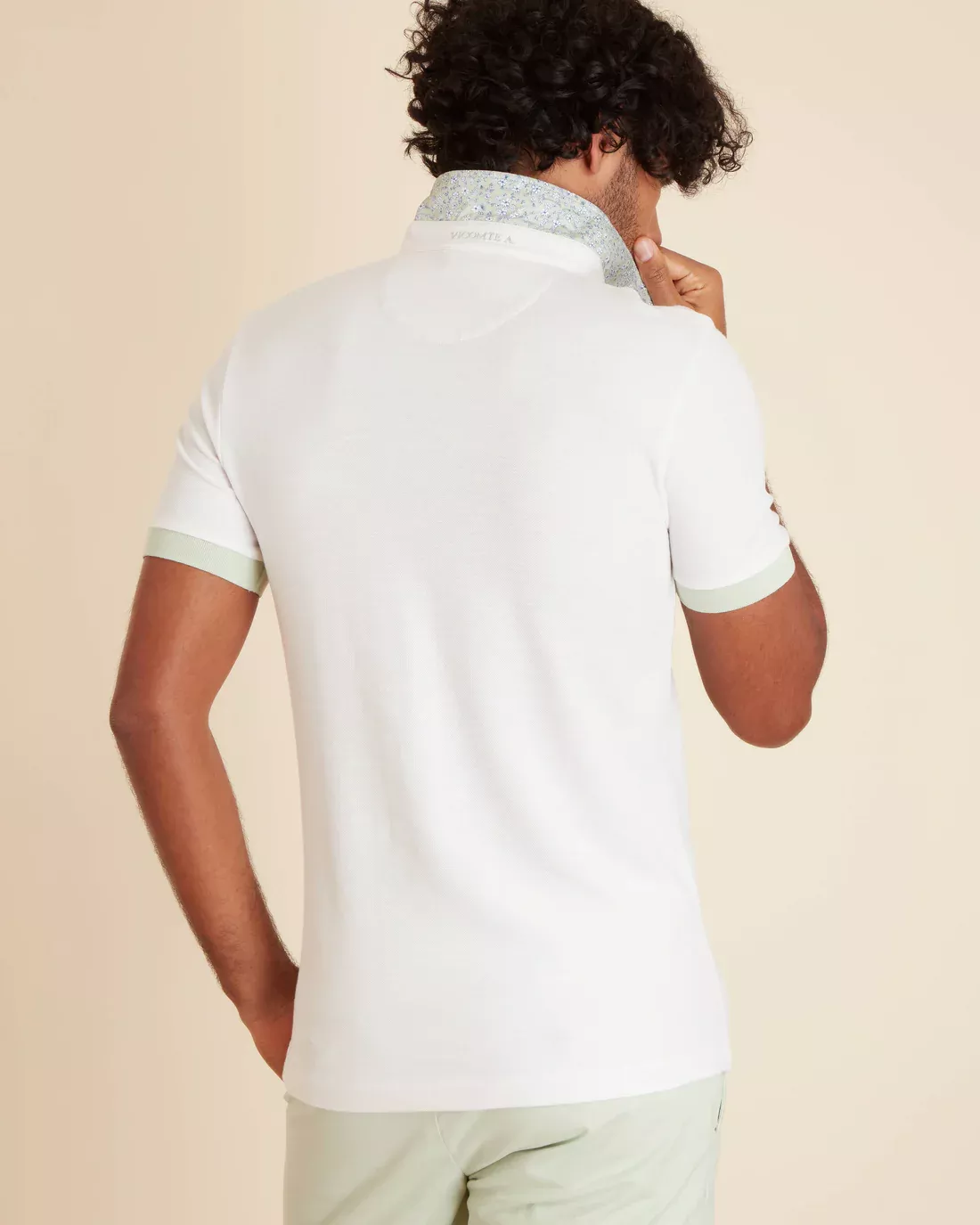 Polo à Détails Imprimé
