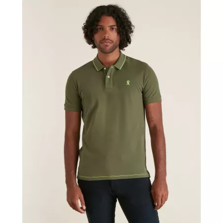 Polo à Détails Fluo