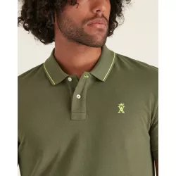 Polo à Détails Fluo