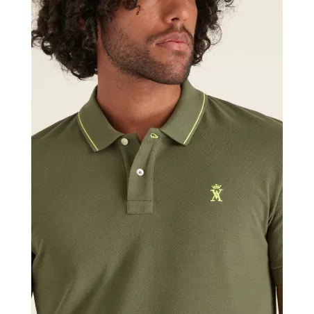 Polo à Détails Fluo